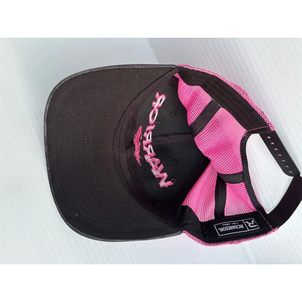Richardson‎ Warrior Snapback Hat Black Unisex Adjustable One Size